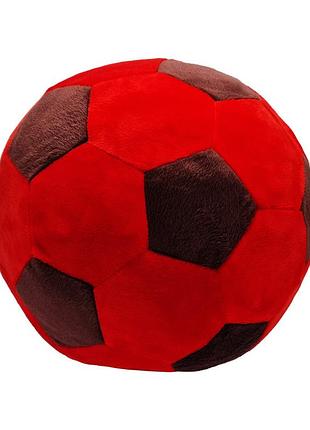 Игрушка мягконабивная мяч футбольный мс 180402-01(red) 22 см