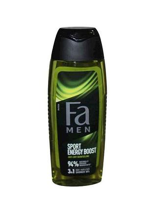 Гель для душу men sport energy boost 250 мл тм fa
