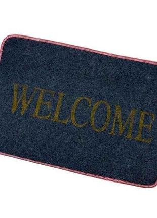 Килимок 38*58см придверний welcome 4 кольори №м-340/sm-2-60 тм китай