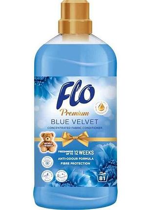 Кондиционер-концентрат 1.8л premium blue velvet fabconc тм flo