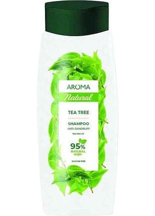 Шампунь 400мл natural чайне дерево тм aroma