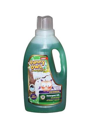 Гель для стирки для вих типов тканей 1.62л автоматический universal тм funny owl