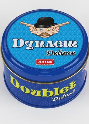 Настольная игра "дуплет deluxe" 1038 в металлической коробке
