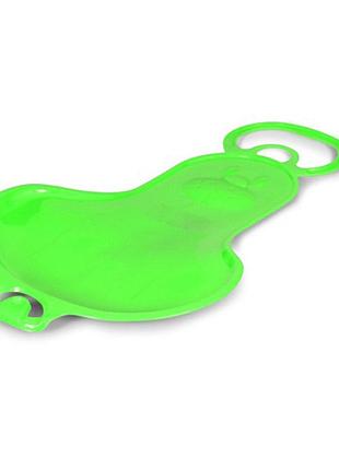 Дитячі санки-льодянка ms 1703(green) розмір 63х37,5 см
