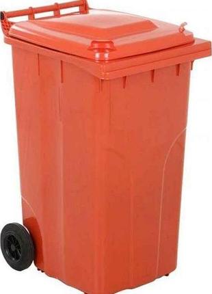 Контейнер для тпв 240 л помаранчевий тм алеана