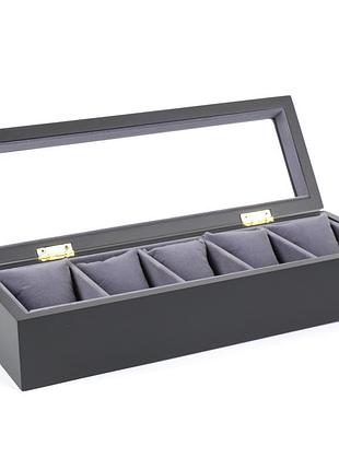 Скринька для зберігання годинників craft 5wb.mat.bl.gr