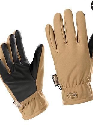 M-tac перчатки soft shell thinsulate coyote brown