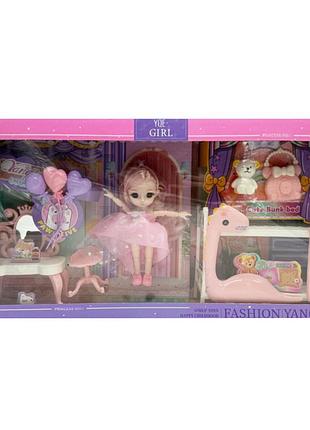 Детская игрушечная кукла "yqe-girl" 3688-184a, с аксессуарами