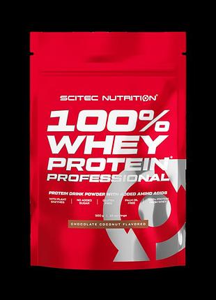 Протеин scitec nutrition 100% whey protein professional 500 grams (chocolate coconut)