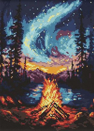Алмазна мозаїка "північне сяйво" ©art_selena_ua amo8133, 30х40 см