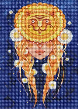 Уценка!!! алмазная мозаика "лев" ©lesya_nedzelska_art amo7566-uc 30х40 см