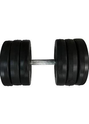 Гантель наборная композитная в пластиковой оболочке rock pro-r 16,5 кг ne-pl-r-016