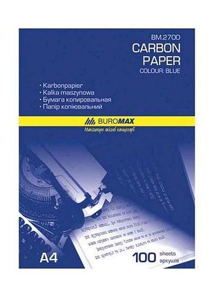 Бумага копировочная 210x297мм, 100 л., черный арт. bm.2701 тм buromax