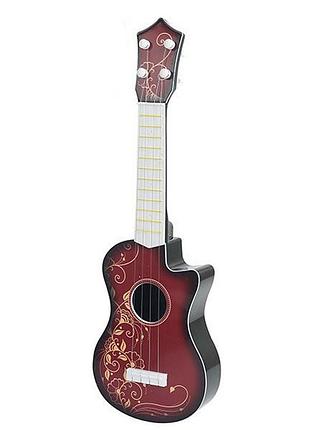 Детская гитара "ukulele" yx50-9(red) 4 струны, медиатор