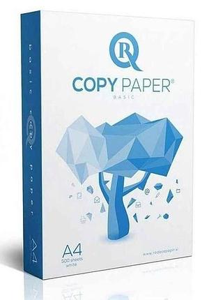 Бумага белая а4 80г/м2 500арк. basic (radecepapir) тм r copy