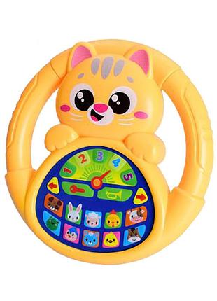 Интерактивная игрушка руль "путешественник: ферма" m 6305, 18 см, украинский