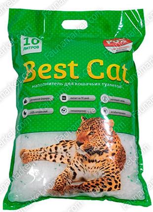 Best cat green apple силикагелевый наполнитель с ароматом зеленого яблока 3,6 л