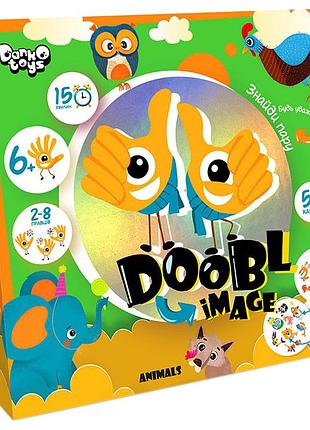 Развлекательная настольная игра "doobl image" dbi-01-01u на укр. языке животные