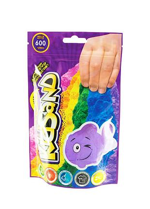 Кинетический песок "kidsand" ks-03-02 пакет 600 гр фиолетовый