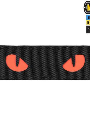 M-tac нашивка cat eyes laser cut black/red/gid
