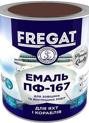 Эмаль алкидная пф-167 шоколадная 2,8кг тм fregat