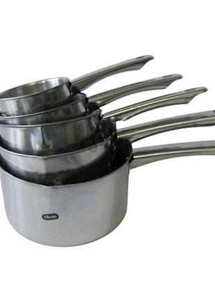 Набір ковшів з нерж. сталі 5шт vt6-19097 тм vitol