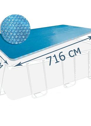 Теплозберігаюче покриття (солярна плівка) для басейну intex 28017t, 716-346 см
