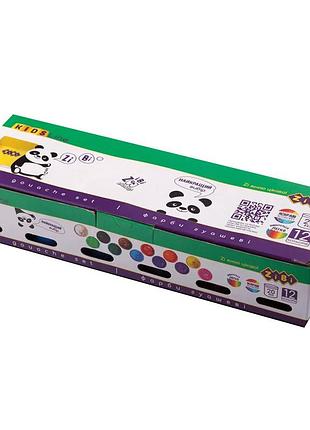 Дитячі гуашеві фарби kids line classic zb.6604, 12 кольорів по 20 мл
