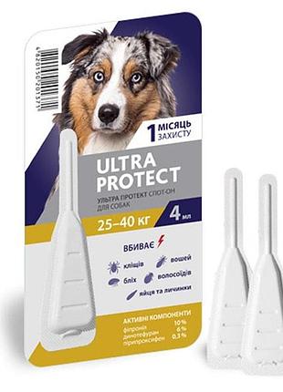 Краплі ultra protect-інсектоакарицидний препарат 25-40 кг