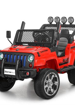 Детский электромобиль джип bambi racer m 3237eblr-3 до 30 кг