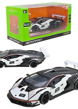 Модель автомобиля "lamborghini" ap7700(white) масштаб 1:24 3