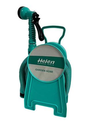 Поливочный шланг 10 м с катушкой и распылителем helen hp227