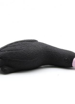 Утка латексная 17 см, hrsh4450 черная