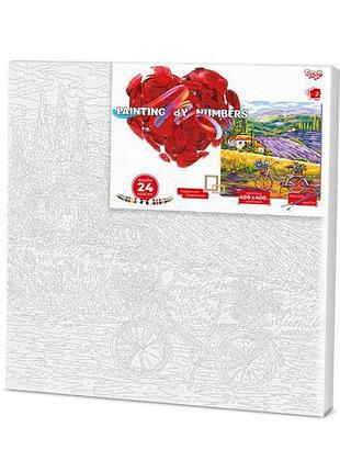 Картина за номерами "тоскана" danko toys kpne-40х40-02-02 40x40 см