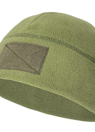 Шапка флисовая без отворота vik-tailor с липучками, olive