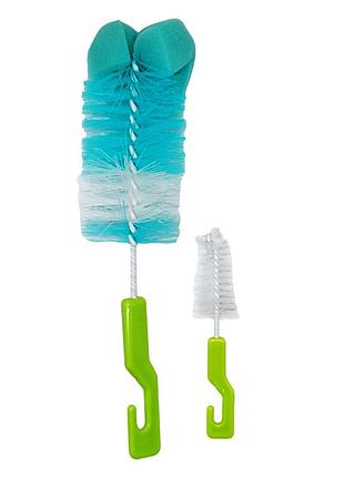 Набор ершиков для мытья бутылочек mgz-0211(turquoise) 2 шт