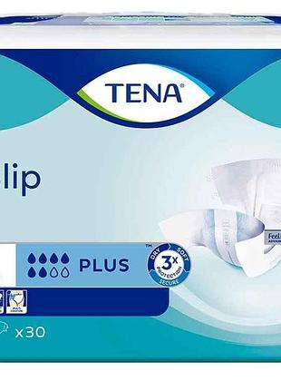 Підгузки дорослі 6крап. slip plus large l 30 шт тм tena
