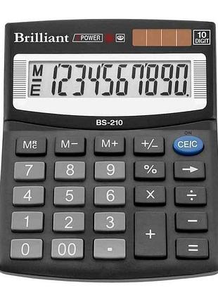 Калькулятор bs-210 10р., 2-пит тм brilliant