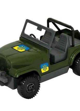 Джип 23*11*12см зелений інерційний військовий арт.39971 тм tigres