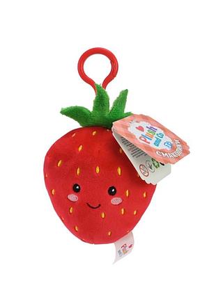 Мягкая игрушка-брелок "клубника" plc25086, размер 10 см