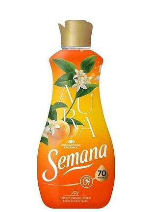Кондиционер 1,4л для тканей aura joy тм semana