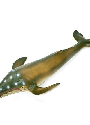 Игровая фигурка океанского обитателя "горбатый кит" hy6777-4(olive) 27 см