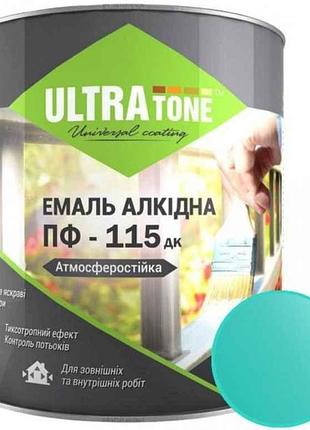 Эмаль алкидная пф-115 бирюзовая 2,8кг тм ultra tone