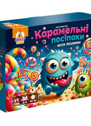 Настольная игра-бродилка "карамельные миньоны" vt8055-45, 4 фигурки монстриков