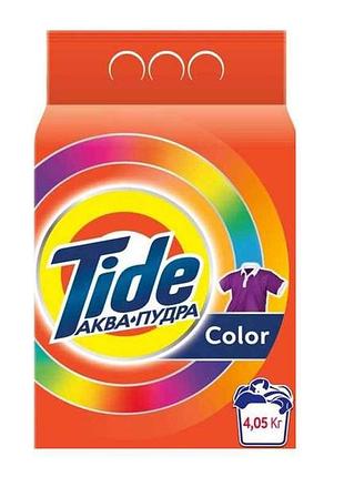 Пральний порошок авт. аква-пудра color 4,05кг тм tide