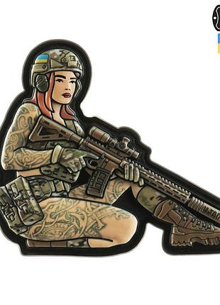 M-tac нашивка girl №2 skandinavik pvc mc