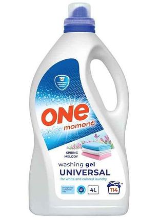 Средство для стирки 4л universal spring melody тм one moment