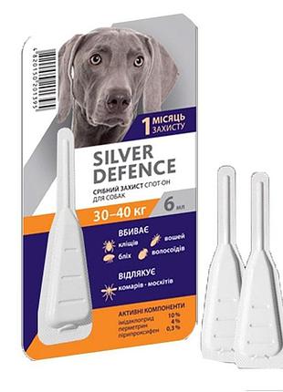 Краплі silver defence-інсектоакарицидний препарат 30-40 кг