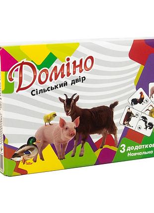 Настольная игра домино "сельский двор" 30766 (укр.)