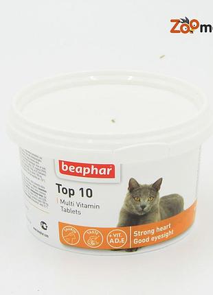 Top 10 for cats-харчова добавка для кішок з таурином top 10 for cats-харчова добавка для кішок, з таурином, beaphar 103959